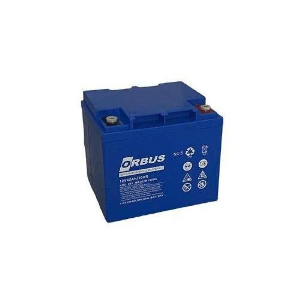 Orbus 12 Volt 42 Amper Jel Akü