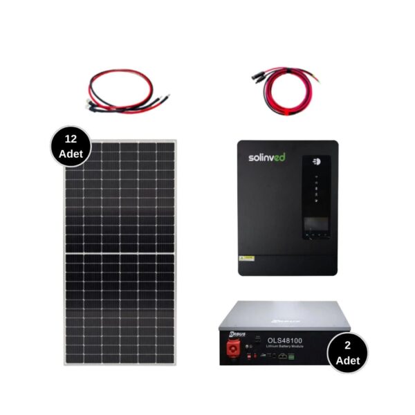 Hilal Solar Enerji 8 kw Lityum Solar Paket