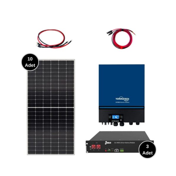 Hilal Solar Enerji 7 kw Lityum Solar Paket