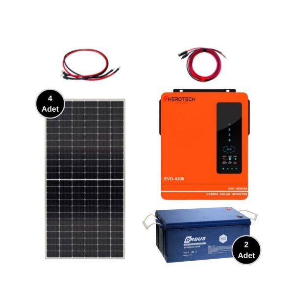 Hilal Solar Enerji 4 kW Büyütülebilir Eco Solar Paket