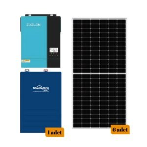 Hilal Solar Enerji 6.2 kW Lityum Eco Solar Paket-2