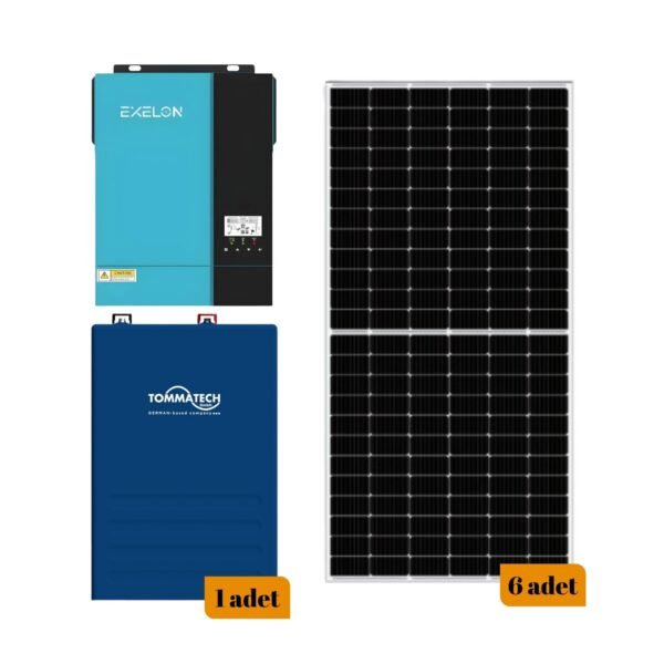 Hilal Solar Enerji 6.2 kW Lityum Eco Solar Paket-2