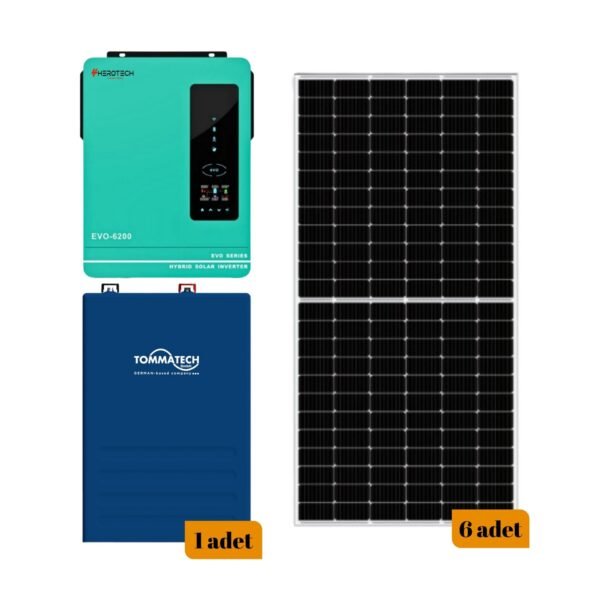 Hilal Solar Enerji 6.2 kW Lityum Eco Solar Paket-1