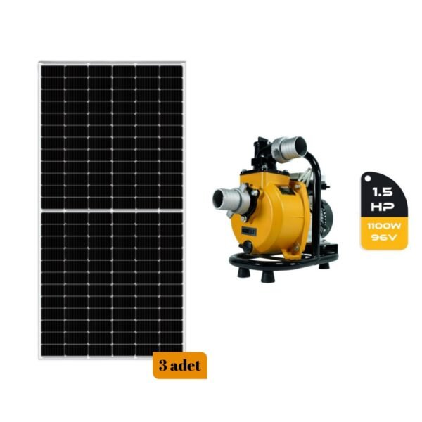 DC Yüzey Pompa Paketi 1.5Hp